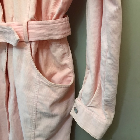 Together QPS 👗 Quality Price Style 12T Pink Long Corduroy Belted Dress - Picture 2 of 5
